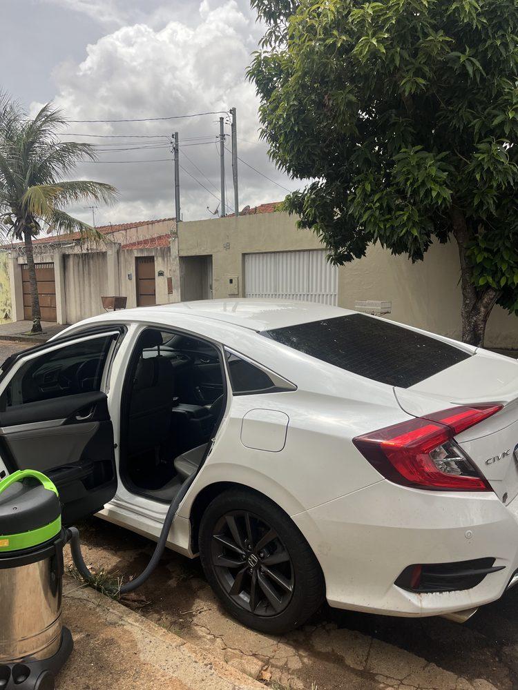 Higienização automotiva em Honda Civic