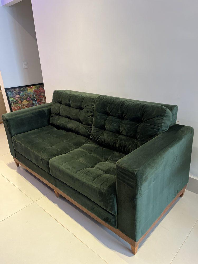 Sofá higienizado